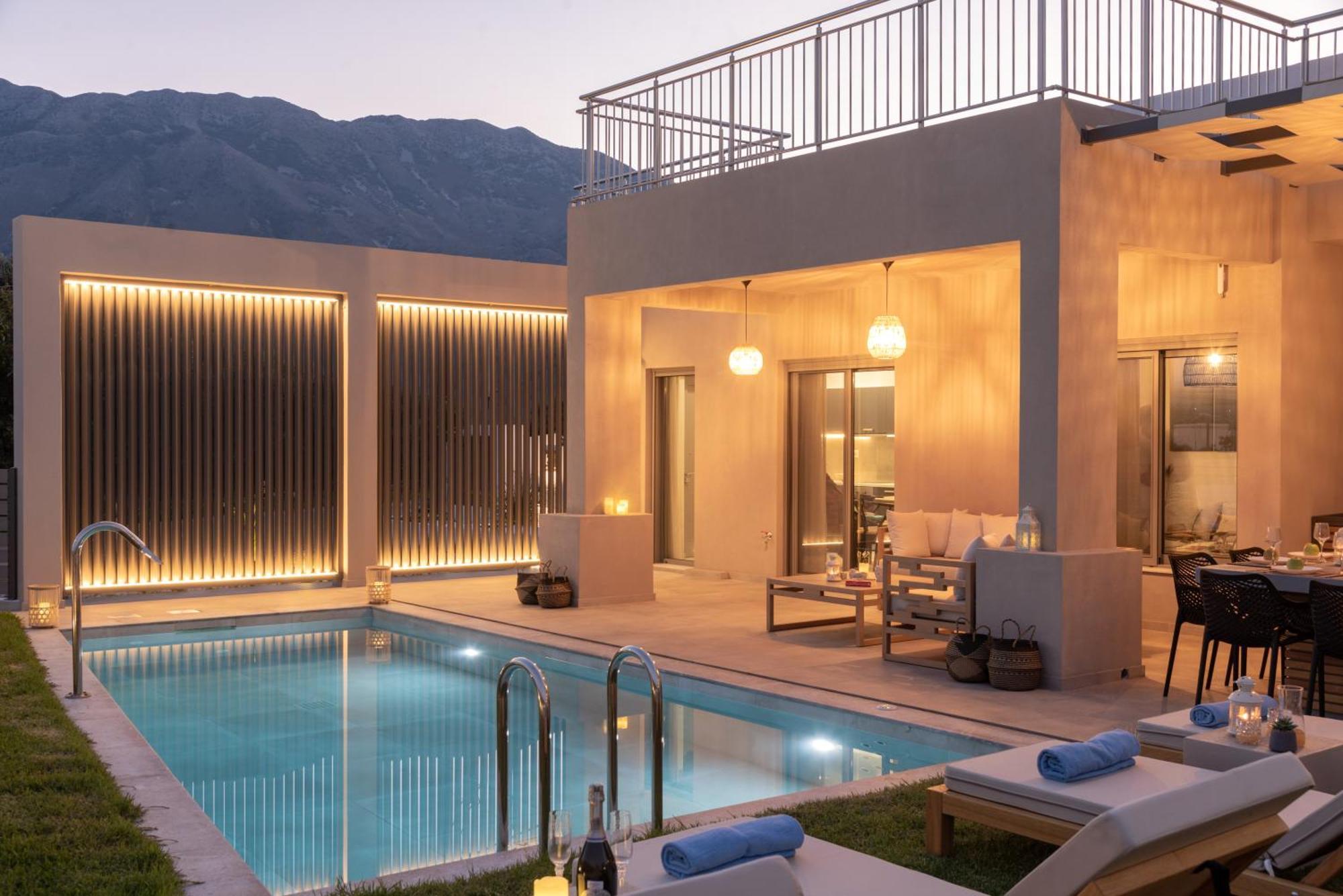 Ks Luxury Villas Heated Pools Джорджополис Екстериор снимка